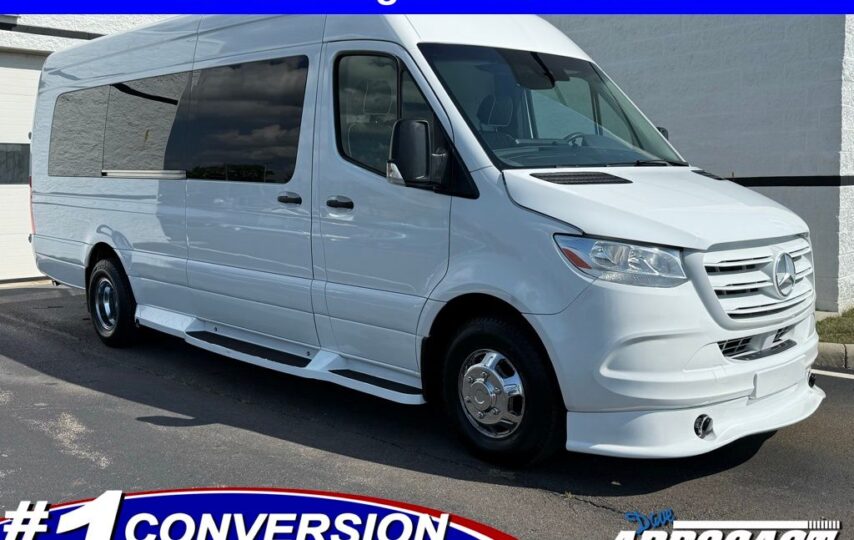 If today’s road trip had a flagship vehicle, it would be the Midwest Automotive Designs Sprinter—wrapped in leather, finished in wood, and engineered for comfort.