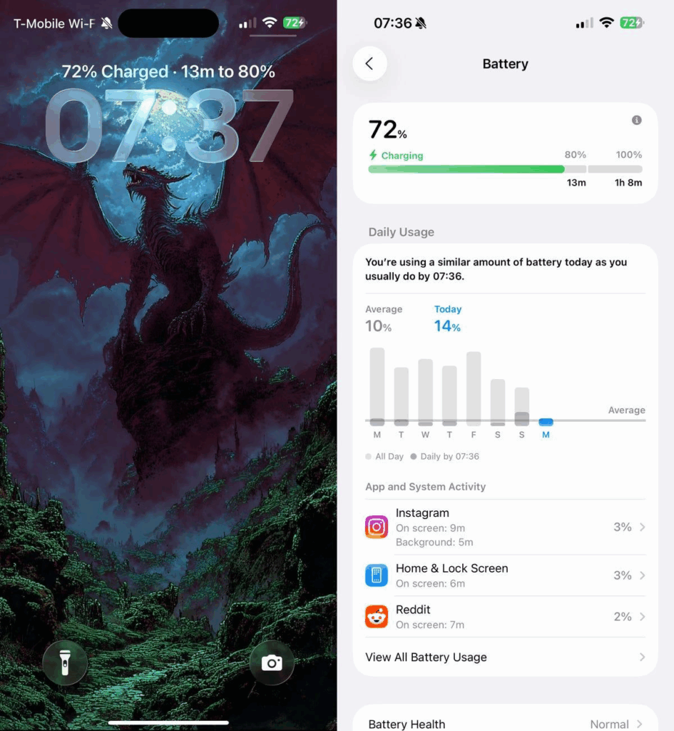 Get Charging Time Estimates on iPhone